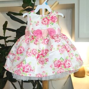 Infant Girls Dress, 9 MONTHS